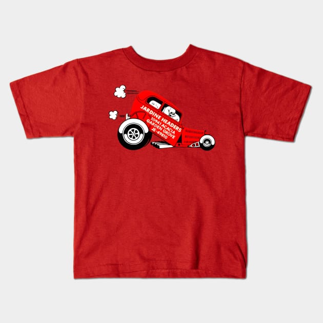 Jardine Headers Dragster Kids T-Shirt by retropetrol